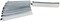 Sax Mesh Tool Case Pouches, 3 x 14 inches, Clear with Black Trim, Pack of 10